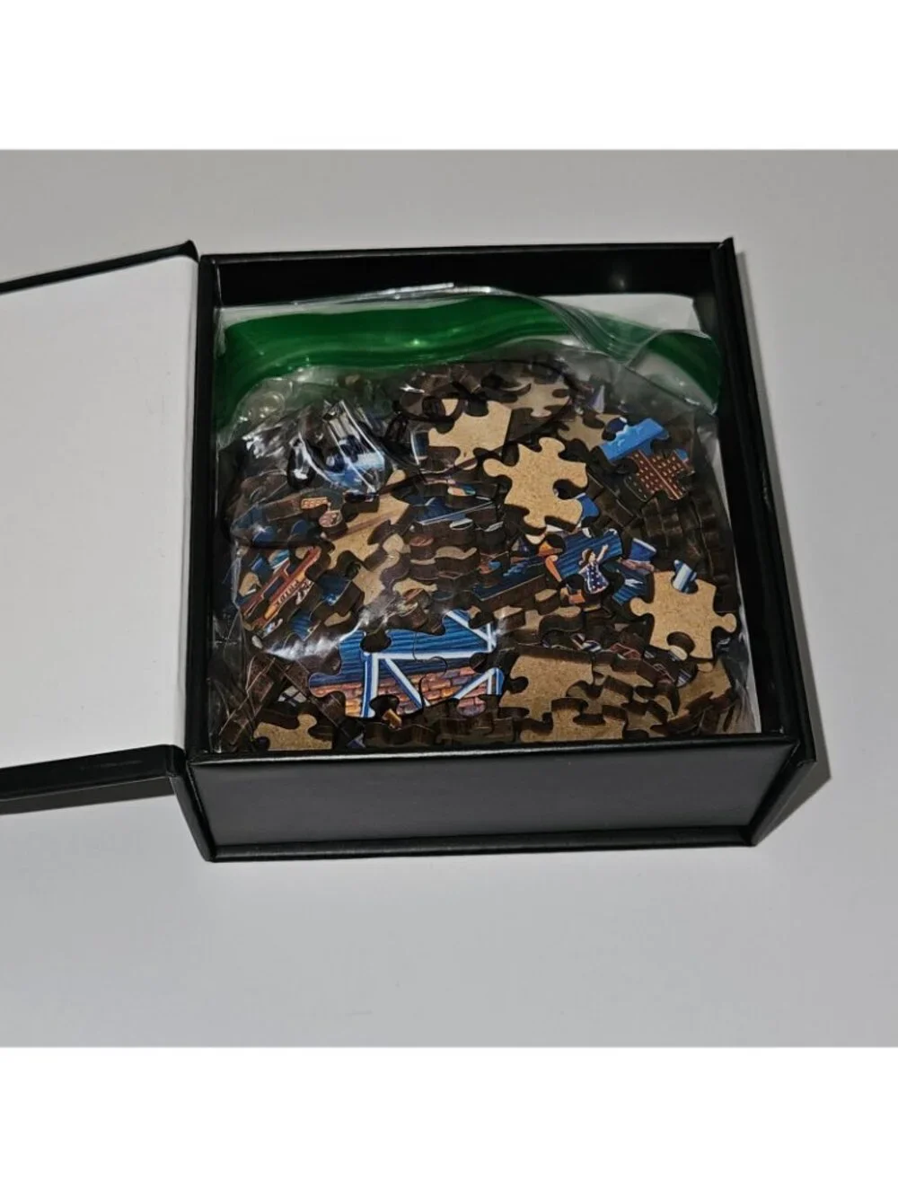 2 Dowdle Mini Wooden Jigsaw Puzzle Lot London Balloons Paris 250 Pieces Complete